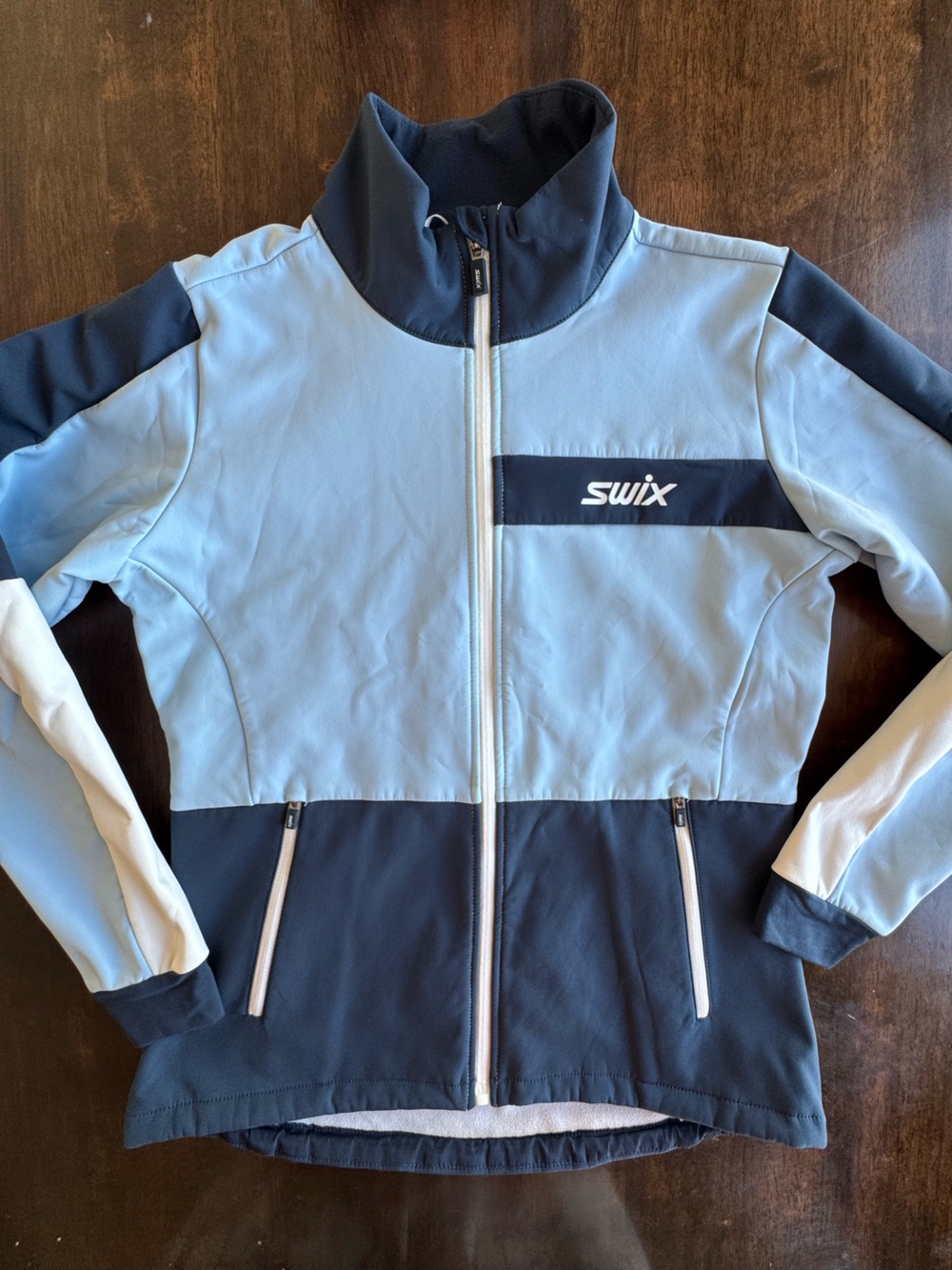 Swix Women’s Blue Strive Jacket, Bluebell Cycling, Bike, Cross Country Ski, Sz S